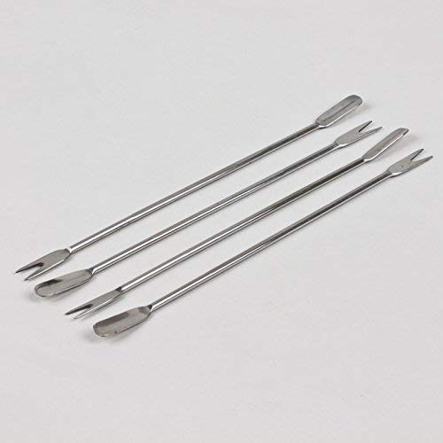 Miniatura 5 de Metaltex Set 4 Pinchos Marisco 18cm, Acero Inoxidable, Multicolor, Estandar