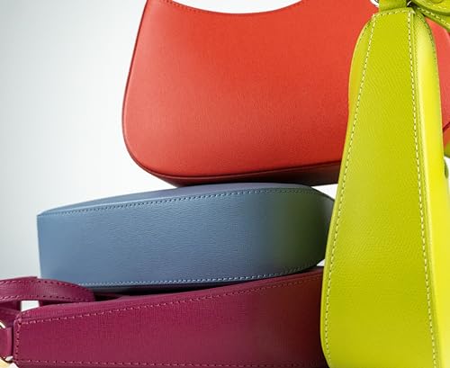 Image of Premium Italian Leather Handmade in Florence, Italy. Small Handbags for Women with Detachable Strap Made in Italy