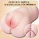 Masturbieren, 2 in 1Taschenmuschi, Realistische Pocket Pussy Sexy Doppelkanal kompakt Vagina Anal Tragbare 3D Masturbatoren, Erotik sex spielzeug für die männer solo (Weißehautfarbe)