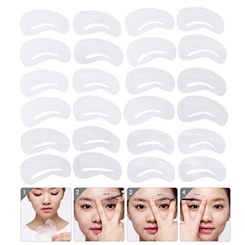 最安値 眉毛セット 13点セット 眉用キット 眉はさみ 眉毛ピンセット カミソリ 眉メイクアップ道具 ケース付き レディース メンズ Diy 眉 テンプレート メイク アップ アイブローテンプレート24枚 セット By Ruichyの価格比較