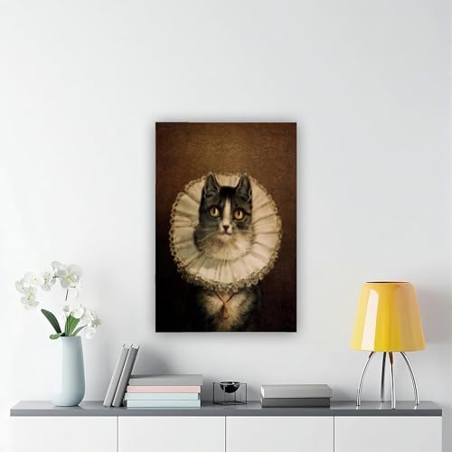 Toile chat de la Renaissance d'exception pour grand format mural