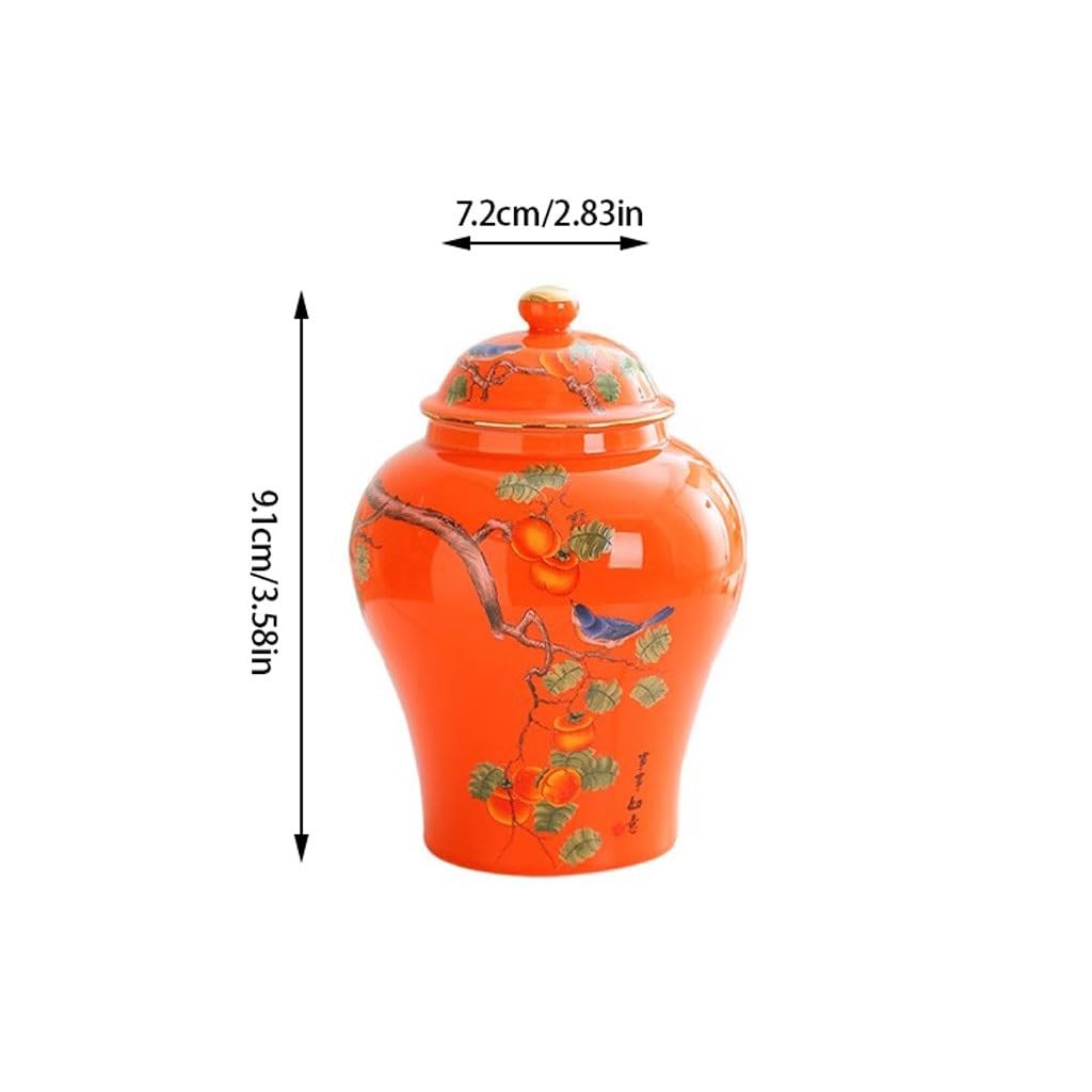 LYGSWDB Zuckerdose, Keramik-Teedose, versiegelte Haushalts-Teedose zum Servieren von gemahlenem Kaffee, Tee, Zucker, Salz und mehr, Teedose