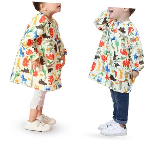 Blouse d'Artiste Manches Longues Anti-taches en Polyester - 5