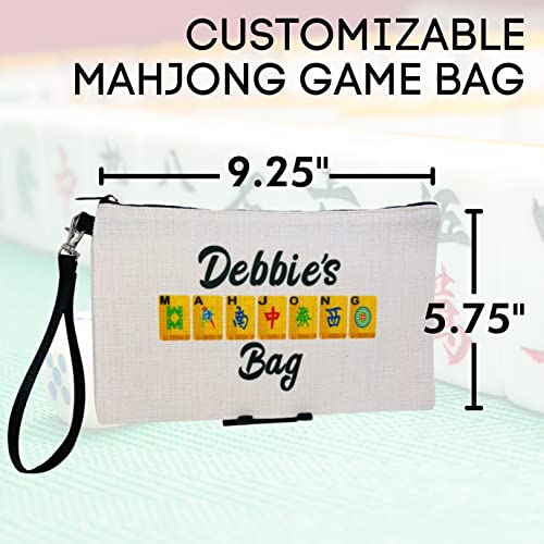 Bolsa personalizada para Mahjong con cierre y correa miniatura 4
