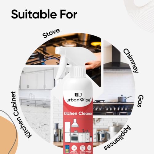 Image of UrbanWipe All In One Home Cleaning Combo Pack of 5 (500Ml Each) | Multi Surface Cleaner for Kitchen, Bathroom, Floor, Glass, Tiles, Furniture & Shoe Care | Cleaning Kit for Complete Home Care
