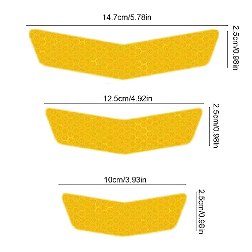 Pacienjo Adesivi Riflettenti per Bici - Adesivi