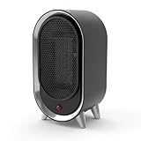 Bluelander Calentador Portátil 10.5*13.5*24.5 cm, Calefactor Eléctrico 900W con 2 Velocidades, Protección contra...