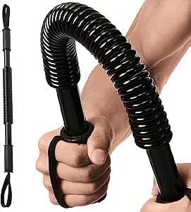 Power Twister Bar for Strength Training Chest Expander Arm Exercise Equipment Resistance Spring Bar for Upper Body Home Workouts