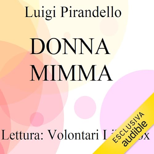 Donna Mimma Audiolivro Por Luigi Pirandello capa