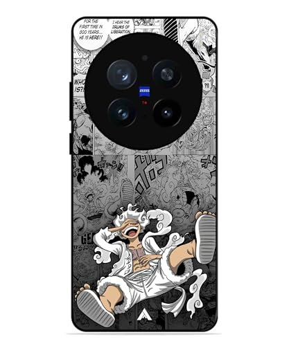 Image of Premium Anime 2 Case for Vivo X200 Pro (Glossy Finish) Soft-Touch Metal TPU Back Cover, Shockproof, Designer, Aesthetic Mobile Phone Case