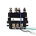 12V 400A Winch Solenoid Relay Contactor Replacement ISSYZONE With 6 Protecting Caps for 2000-5000lbs ATV UTV Winch