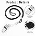 simarro 2 Pack Stainless Steel Metal Whistles with Lanyards, and Coach Whistles. Resounding and Clear Emergency Movement Whistle, Suitable for Coaches, Referees, Sports Teachers, Emergencies(Silver)