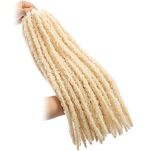 Butterfly Locs Crochet Hair 22 inch Pre-Looped Distressed Crochet Braids (613#, 22 inch（1 pack）)