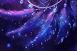 5d diamond painting cacciatore di sogni pittura diamante adulti sogno diamond painting kit completo, quadri con perline kit pittura adulti bambini, disegni con perline da attaccare 70x105cm q-134