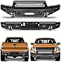 OCPTY Front and Rear Bumper with D-ring & LED Lights & Winch Plate fit for 2015-2017 for ford for F-150 ((Excluding Raptor and Ecoboost))