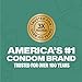 Trojan Ultra Thin Plus Spermicide Latex Lubricated Condoms for Men, Thin Condoms for a More Natural Feeling, Helps Reduce Risk of Pregnancy and Sexually Transmitted Infections (STIs), 12 Count