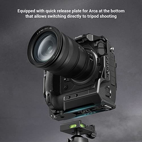 Image of SmallRig Z9 Camera Cage for Nikon Z9, Aluminum Alloy Camera Video Cage Film Movie Making Cage with Shoe Mount 3195