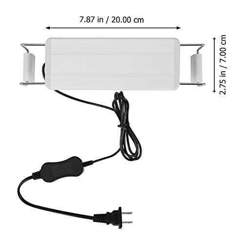 Tijolo LED de plástico Tanque de peixes com clitóris ligeiros Aquarium Light of US Plug for Aquarium