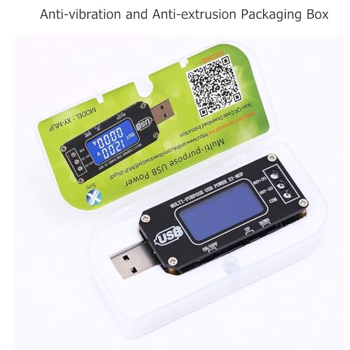 Image of DC-DC CNC Power Regulator Module, Digital Voltmeter | 3.5-12V to 1-24V adjustable, Micro USB and Type-C input, battery tester function, 2-3W power