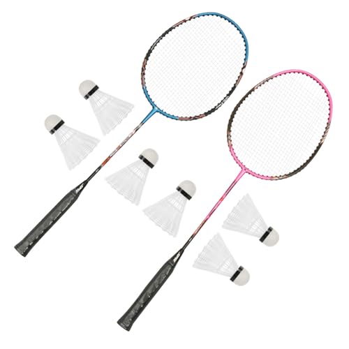 BESPORTBLE 1Juego Conjunto De Raquetas De Bádminton para Adultos Raquetas Ligeras para Entrenamiento y Diversión