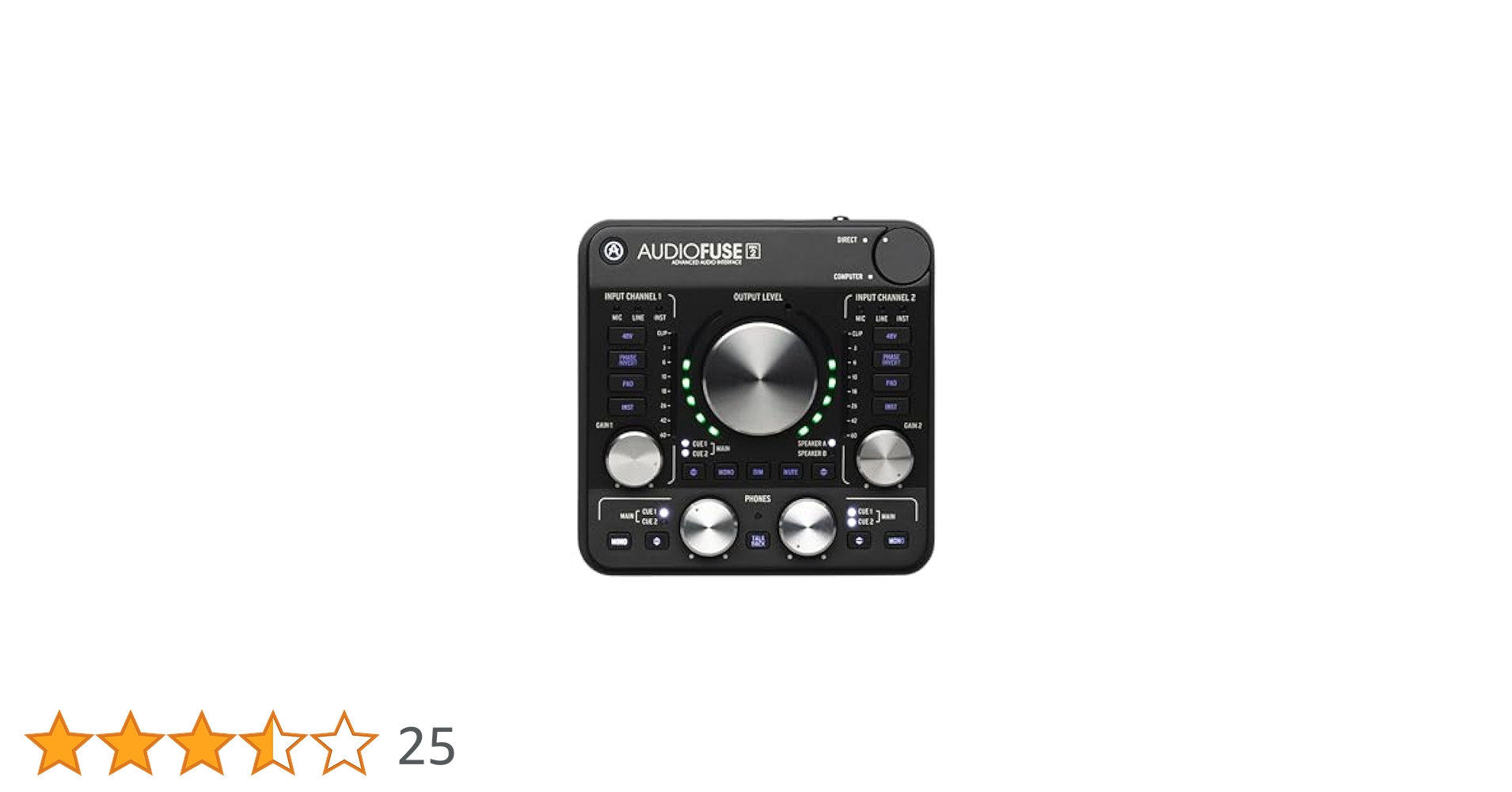 AUDIOFUSEREV2 Audio Fuse Revision2 Interface Rev2 (Black