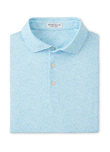 Peter Millar Mezcal Performance Jersey Polo In White
