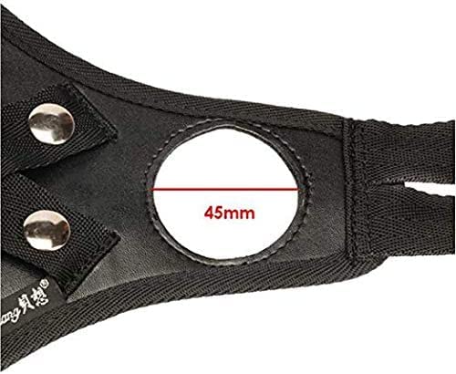 Black Unisex Underwear Strapless Underwear Brief - Harness Wearable Strapless Harnesses panties Adjustable size2