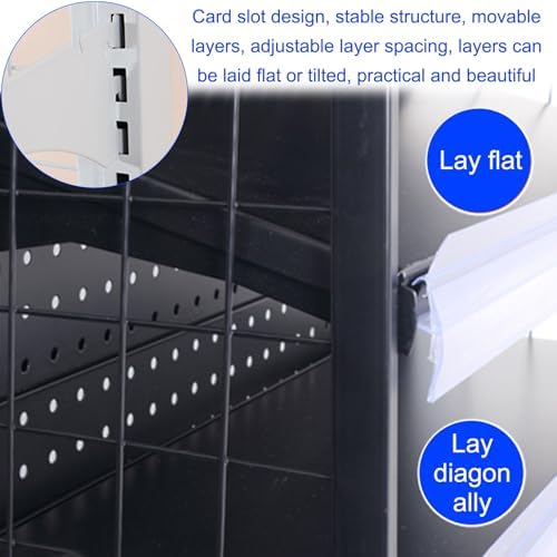 Adjustable Display Rack - Standing Shelf Organizer for Pantry, Fruits, Vegetables - Ideal for Home Storage, Kitchen Organization, Market Displays, Retail Use