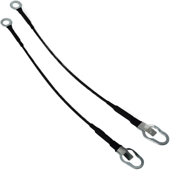 DSkoiph 1 Pair Tailgate Cable Tailgate Lift Support Cables Compatible with Ford Ranger 1993-2008 Mazda B2300 B3000 B4000 1994-2007 Lift Gate Support Straps Pickup