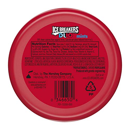 Image of Icebreakers Sugar Free Mints Duo Combo (Pack of 3), Rasberry + Watermelon + Strawberry