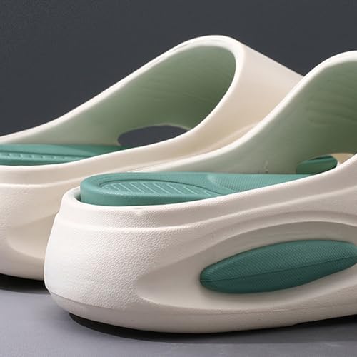 Men's Sandals - Summer Thick-Soled Anti-Slip Slides for Men & Women, Beach Bathroom Shoes, Elevating Comfort, 5 Colors US 6-114