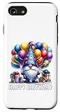 cute gnome themed birthday dress women happy birthday gnome custodia per iphone se (2020) / 7/8