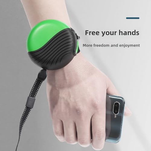 Coleira retrátil antiembaraço, coleira de caminhada de pulso resistente de 360°, 3 m de comprimento