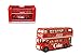 MOTOR CITY CLASSICS 1:64 COCA-COLA - ROUTEMASTER LONDON DOUBLE DECKER BUS