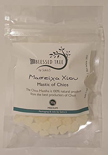 Chios Mastiha Pack 30gr (1.05oz) Medium Tears Gum 100% Natural Mastic Gum From