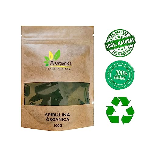 Spirulina 100% Pura Premium À Orgânica (100)
