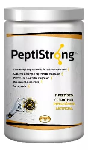 Peptistrong 2,4g Com Colágeno Peptan - 30 Doses - Proteína Muscul...