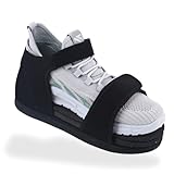 Shoe Balancer for Use with Walking Boot and Uneven Legs, Shoe Leveler for leg length discrepancy, Flat Shoes Lift for Left or Right Foot (Adult, Men, Small, Alpha, US Footwear Size System, Medium)
