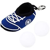 iplusmile 1 セット ゴルフバッグ - 収納ポーチ スポーツ収納袋 ゴルフウエストポーチ おもちゃ 実用的な収納バッグ ボール収納袋 おしゃれなバッグ ネオプレン Blue