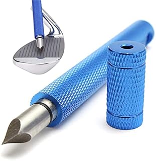 Betgod Groove Sharpener,Golf Groove Sharpener,Golf Club Groove Sharpener,Club Sharpener,Groove Sharpening Tool - Generate Optimal Backspin - Suitable for U & V-Grooves（Blue）