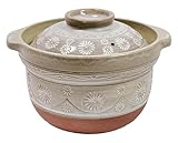 セラミックコーティングご飯土鍋 厚釜炊飯ごはん土鍋 (三島) 厚釜土鍋_三島