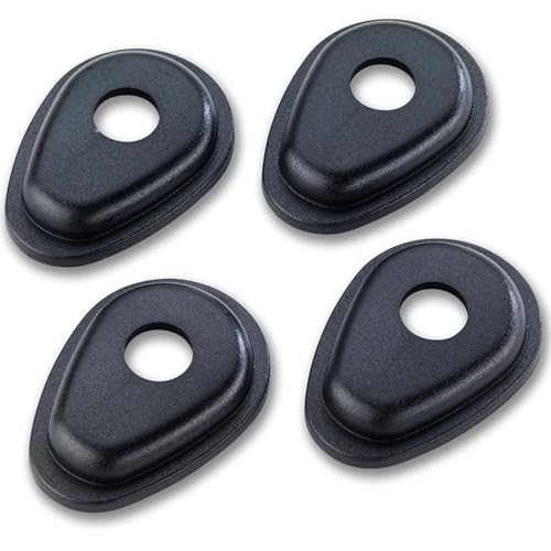 Germany Motorsports Piastre Adattatore Per Moto, Piastre Per Mini Linker Led, Nero (Yamaha Small)