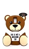 Jicheng Electronic Samsung Galaxy S5 Bear Case,3D Cartoon Cute Moschino Baby Bear Teddy Silicone Case for Samsung Galaxy S5