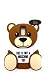 Jicheng Electronic Samsung Galaxy S5 Bear Case,3D Cartoon Cute Moschino Baby Bear Teddy Silicone Case for Samsung Galaxy S5