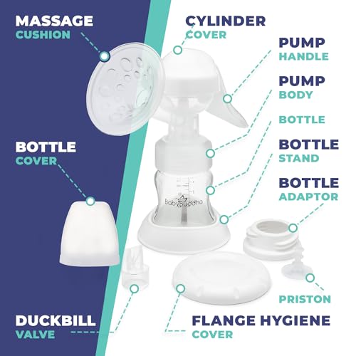 Extractor de leche manual BabyBuddha portátil miniatura 5