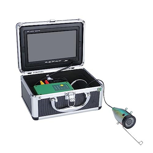 Kamera Podwodna, 7 cal IPS lokalizator ryb podwodny aparat wędkarski 15 sztuk białe diody LED + IR 1080P 15M/30M kamera do łowienia pod lodem(30M)