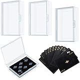Jetec Deck of Cards Case Playing Card Case Blank Plastic Playing Game Storage Box Holder for Bank, Business, Game, Ptcg Card
