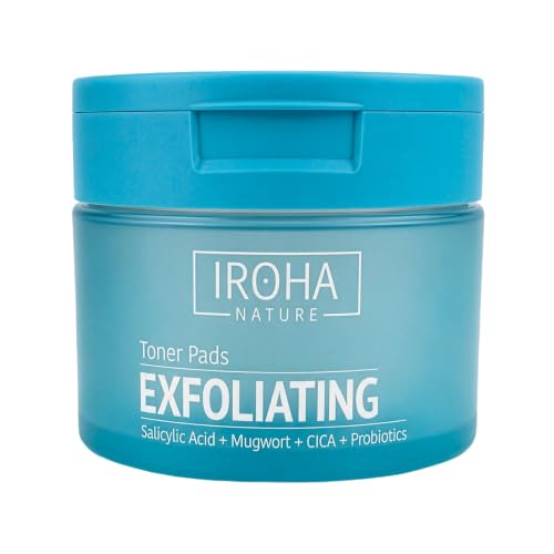 IROHA NATURE Discos Tónico Exfoliantes Antiimperfecciones Ácido Salicílico