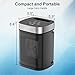 Small Portable Space Heater for Indoor Use - VOCRS 1500W PTC Electric Heater with Thermostat, Remote Control, 12H Timer, Eco and Fan Mode, Rapid and Safe Heating for Bedroom, Office