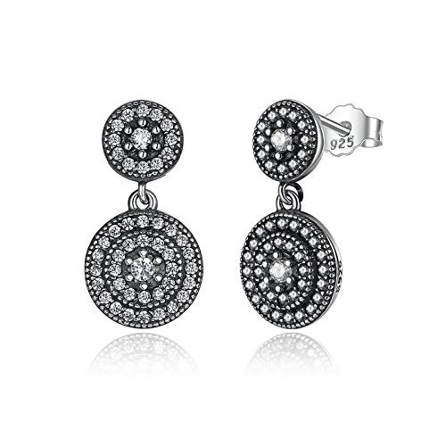 Boucles d'oreilles argent 925 pendantes chic, le cadeau d'anniversaire idéal pour elle